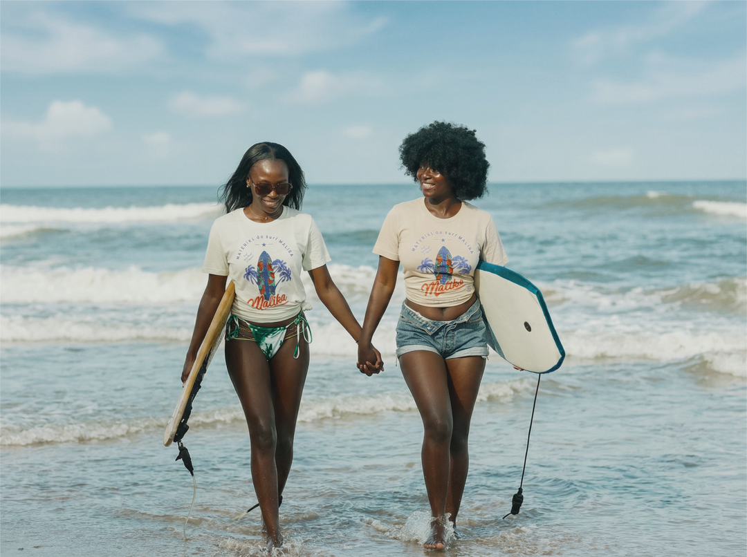 Malika Surfing Senegal  T-Shirt