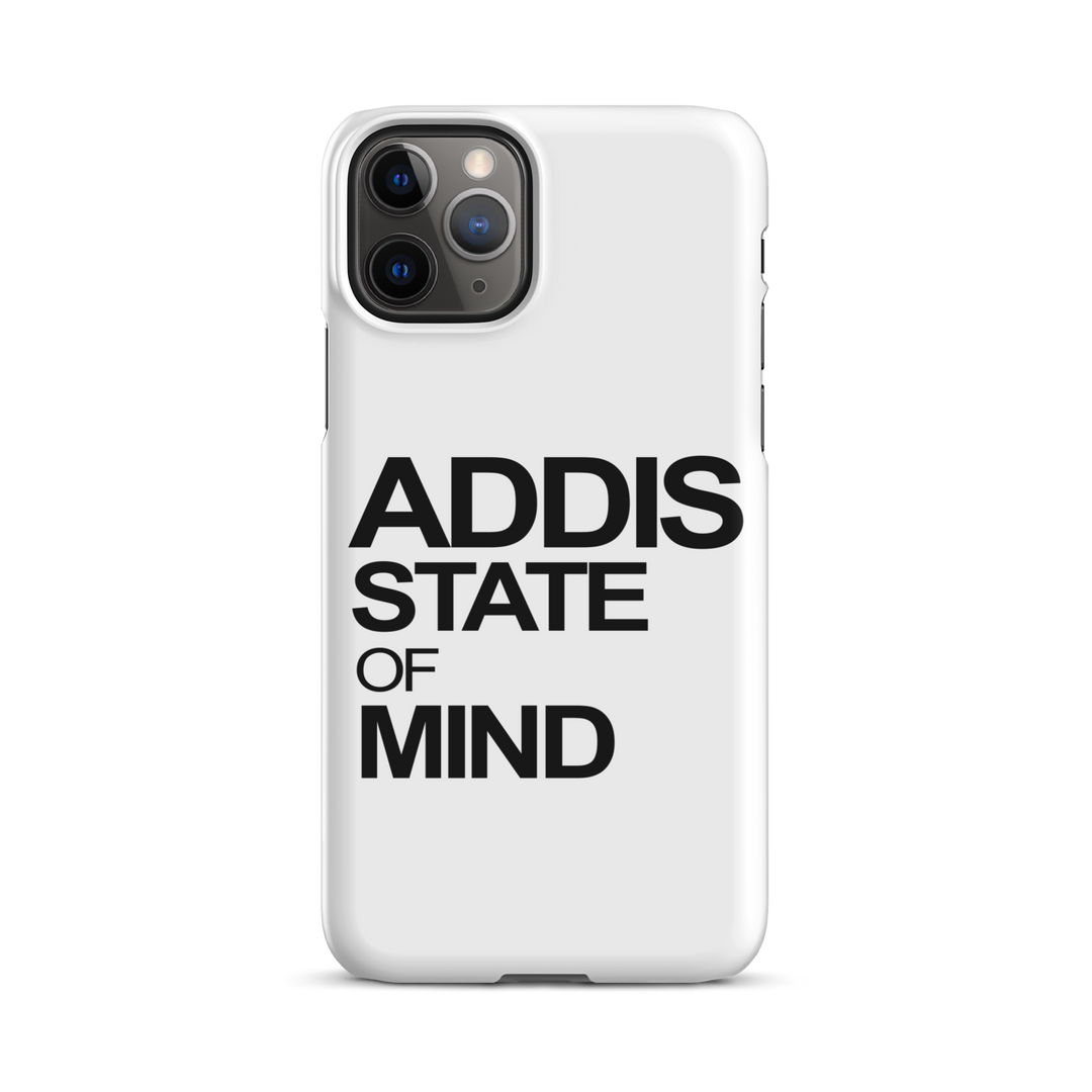 Addis State of Mind white-matte Snap case for iPhone®