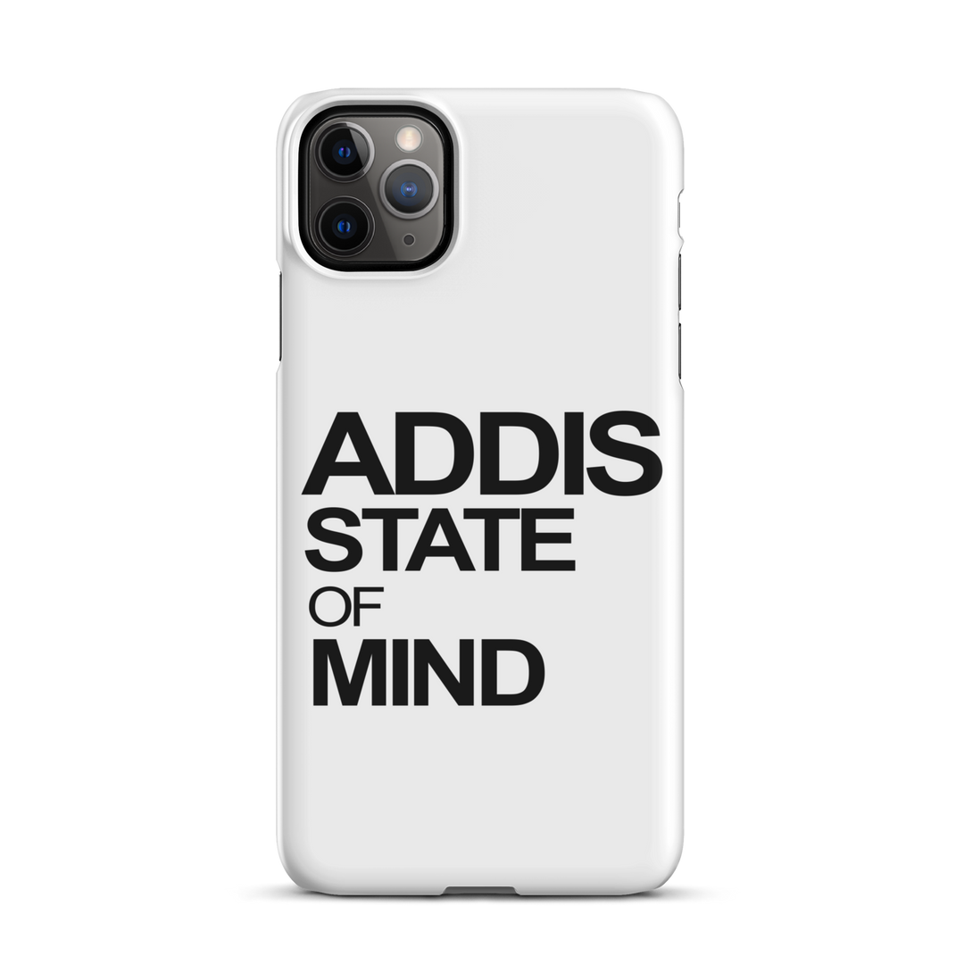 Addis State of Mind white-matte Snap case for iPhone®