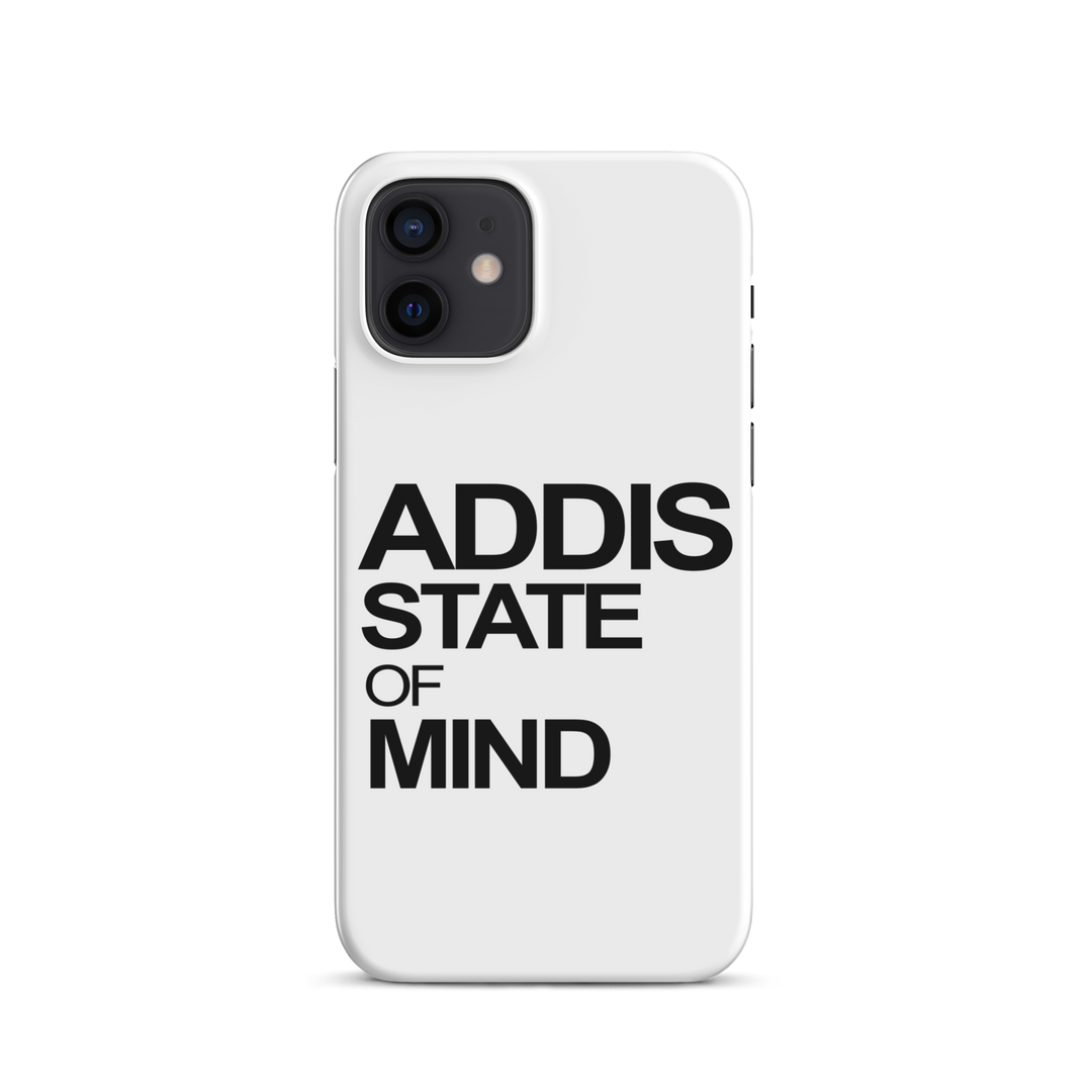 Addis State of Mind white-matte Snap case for iPhone®