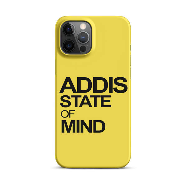 Addis State of Mind yellow-matte Snap case for iPhone®
