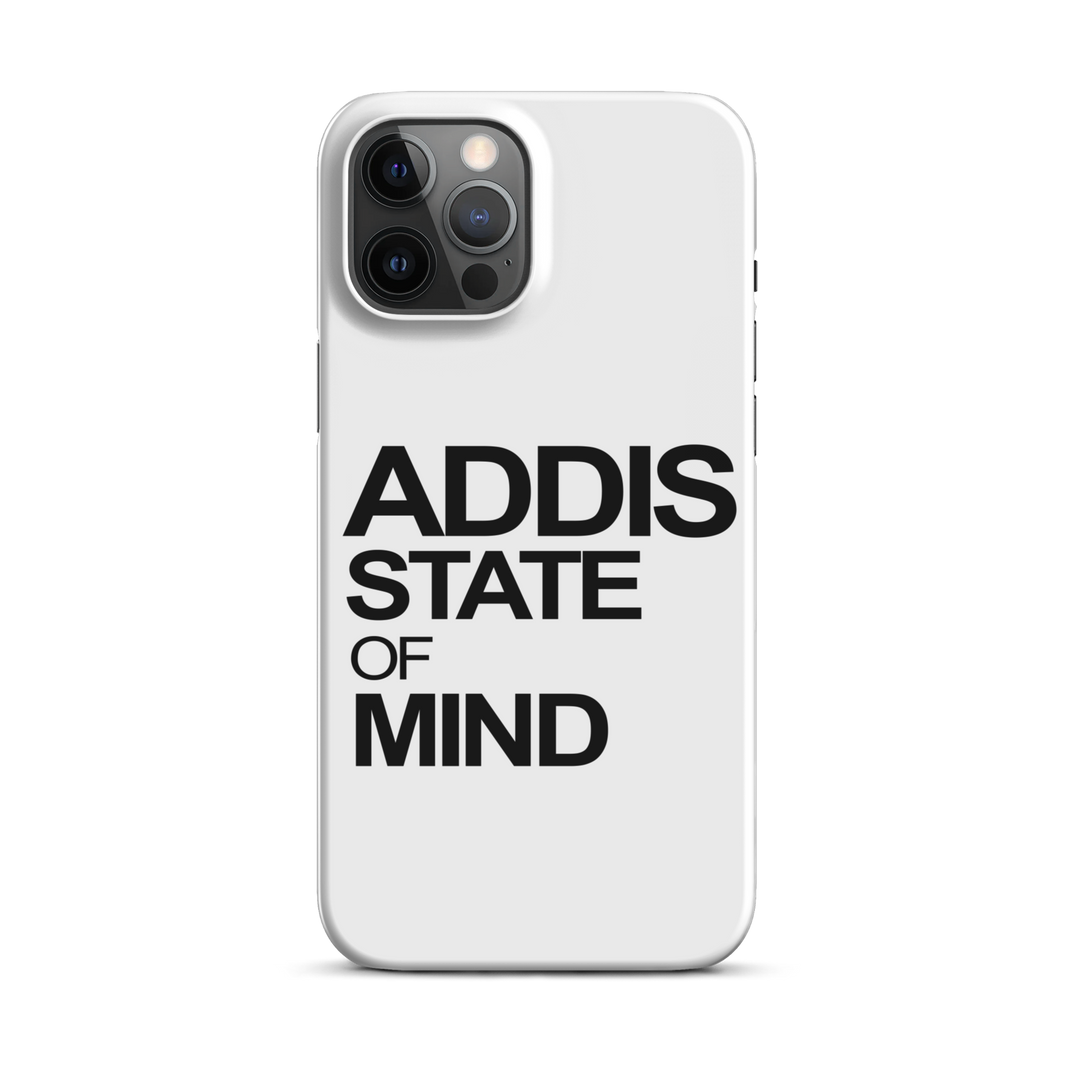 Addis State of Mind white-matte Snap case for iPhone®