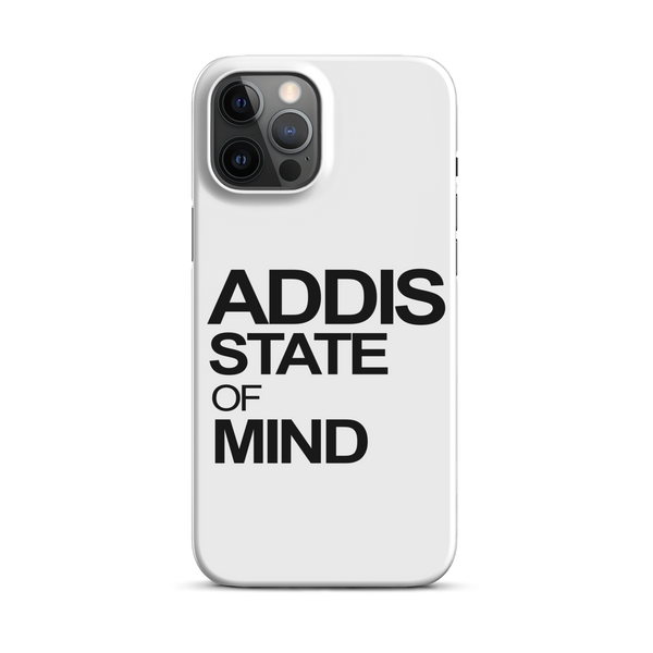 Addis State of Mind white-matte Snap case for iPhone®