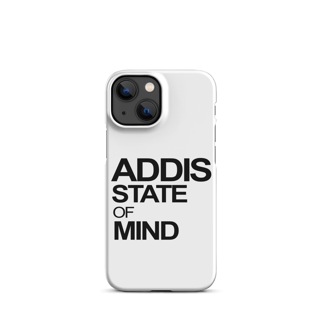 Addis State of Mind white-matte Snap case for iPhone®