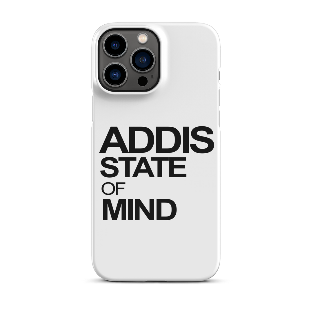 Addis State of Mind white-matte Snap case for iPhone®