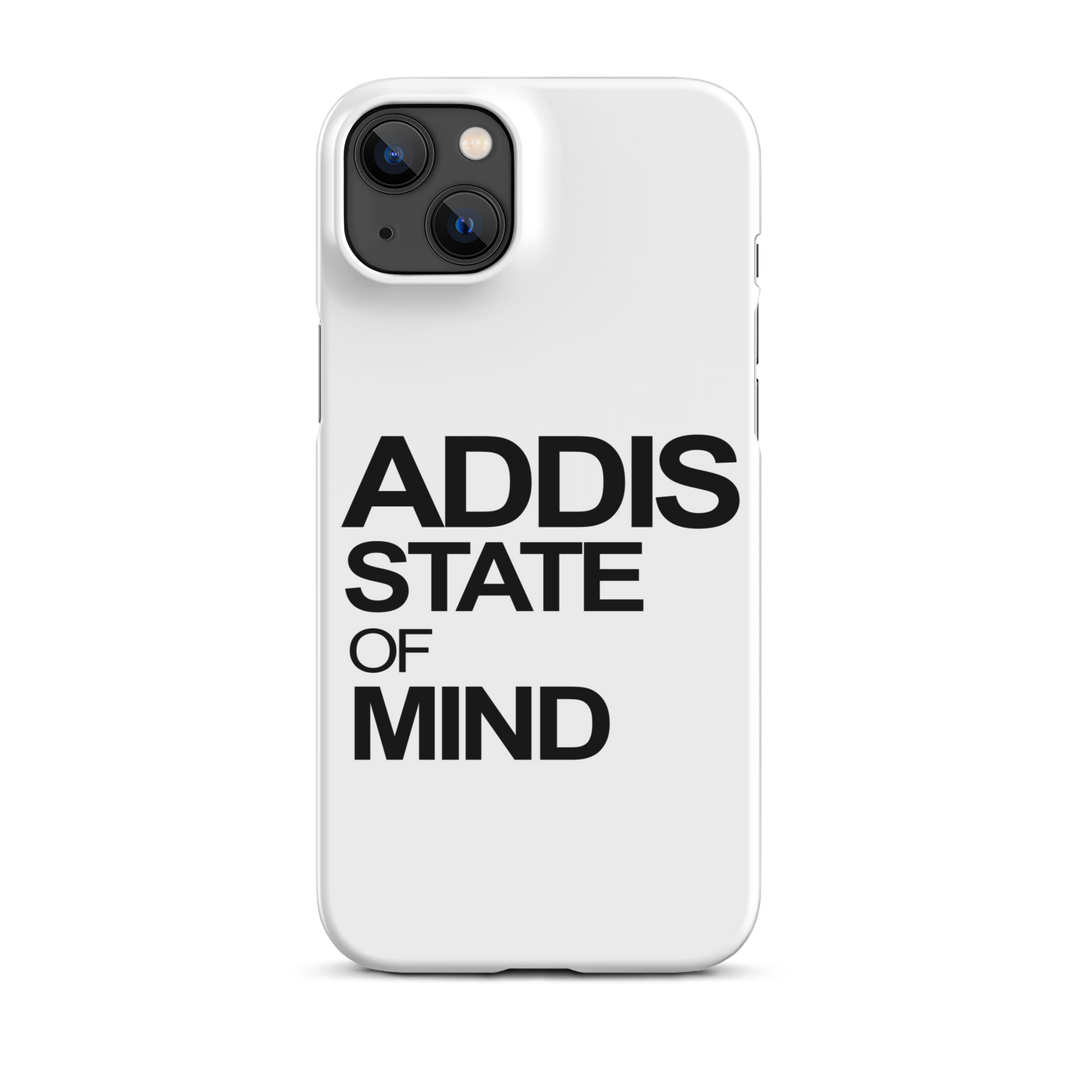 Addis State of Mind white-matte Snap case for iPhone®