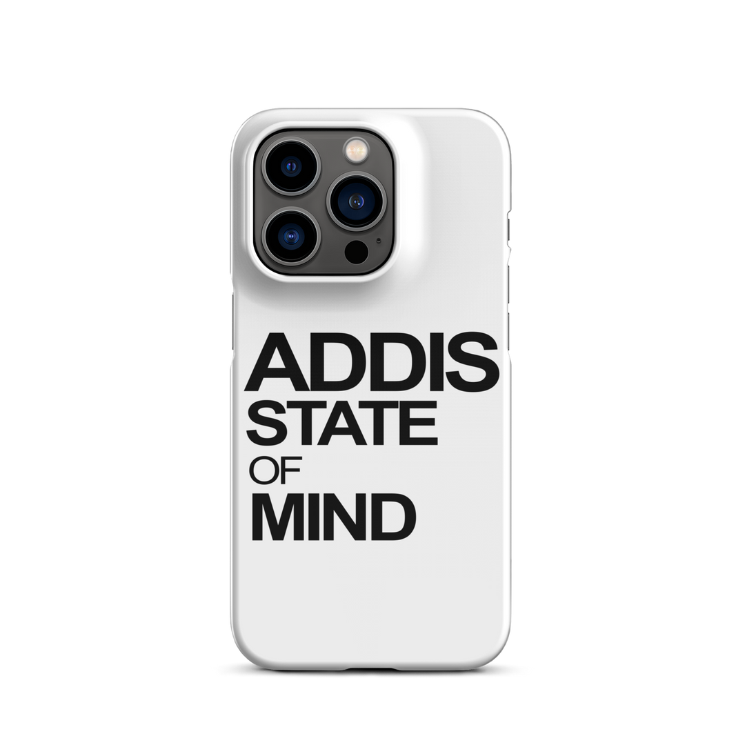 Addis State of Mind white-matte Snap case for iPhone®