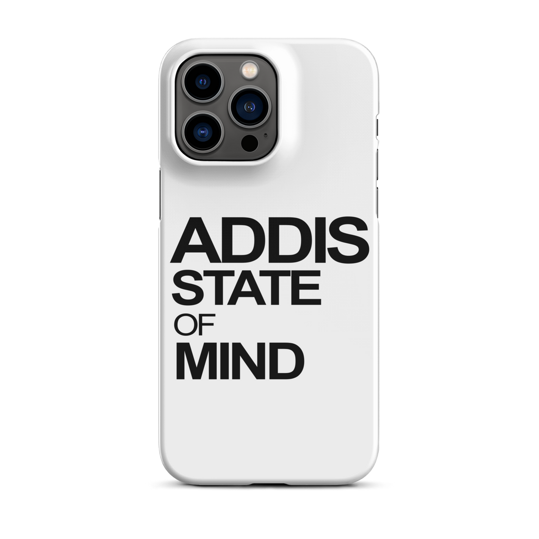 Addis State of Mind white-matte Snap case for iPhone®