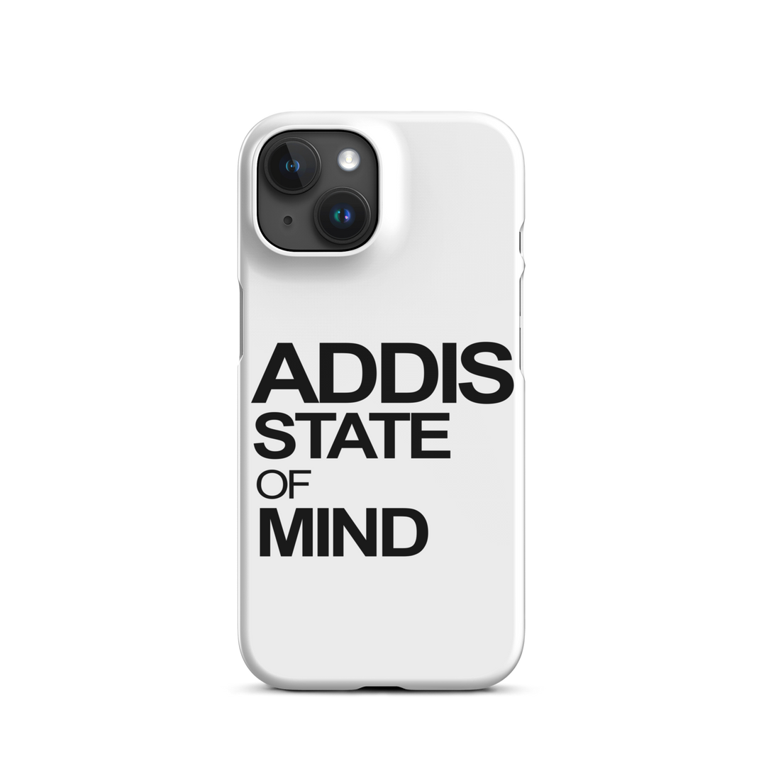 Addis State of Mind white-matte Snap case for iPhone®