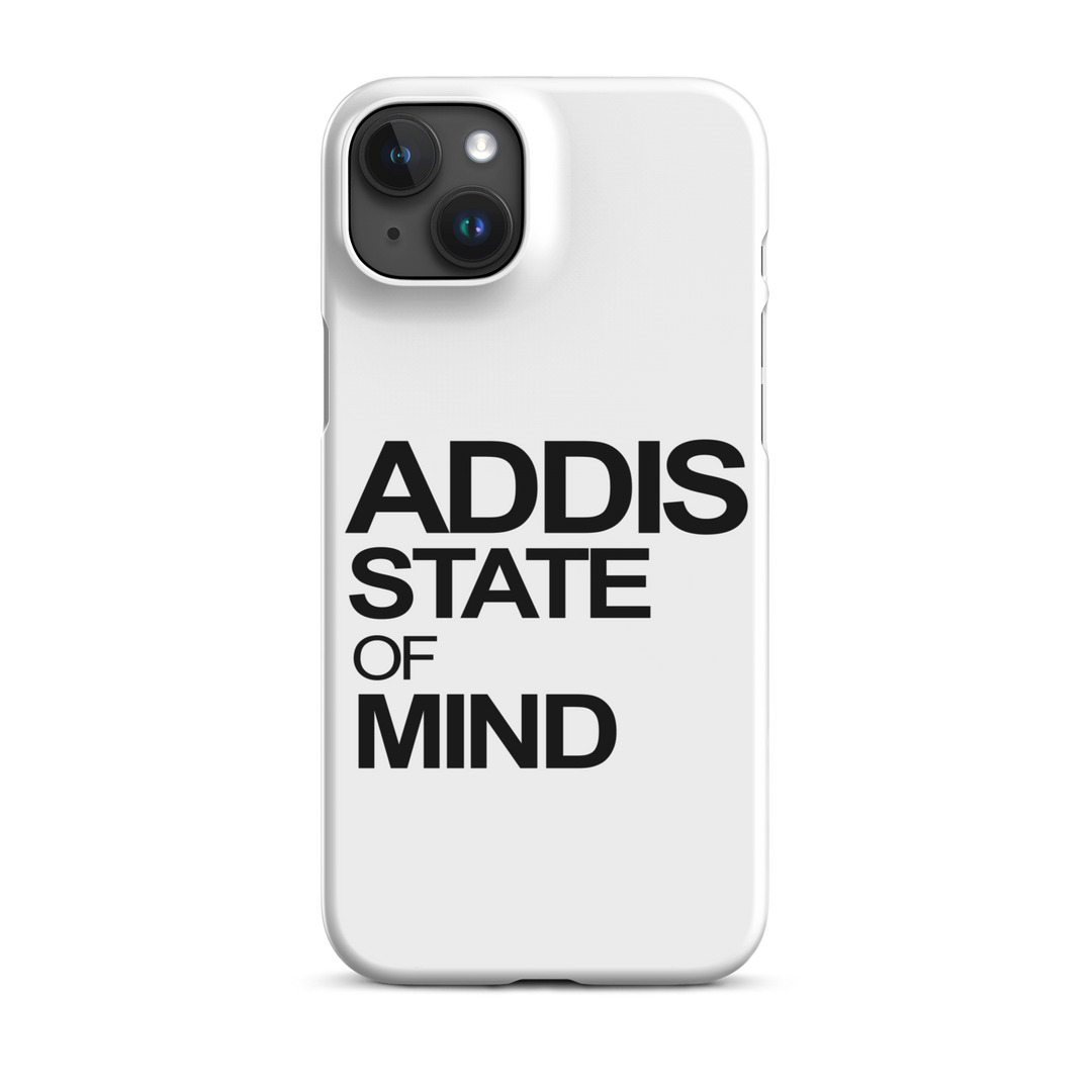 Addis State of Mind white-matte Snap case for iPhone®