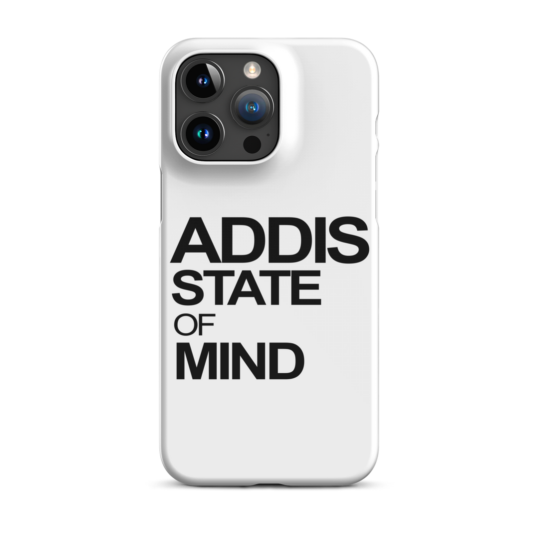 Addis State of Mind white-matte Snap case for iPhone®